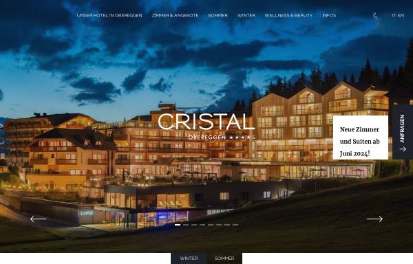 Vorschau von www.hotelcristal.com, Hotel Cristal