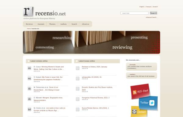 Recensio.net