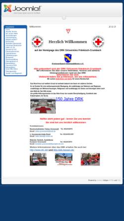 Vorschau der mobilen Webseite www.drk-fraenkisch-crumbach.de, DRK Fränkisch Crumbach