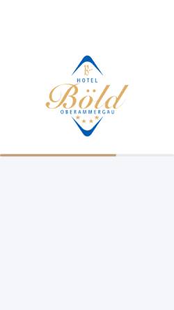 Vorschau der mobilen Webseite www.hotel-boeld.de, Hotel Böld