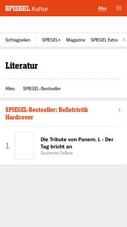 Vorschau der mobilen Webseite gutenberg.spiegel.de, William Wilkie Collins