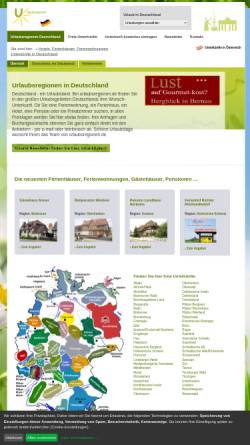 Vorschau der mobilen Webseite www.urlaubsregionen.de, Urlaubsregionen.de