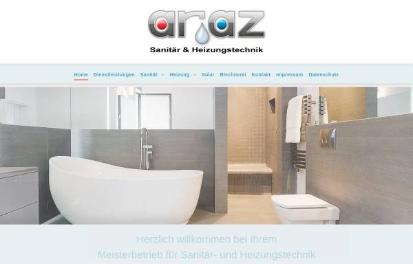 Vorschau von www.sanitaer-araz.de, Araz Heizungstechnik