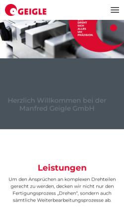 Geigle Präzisions-Drehteile