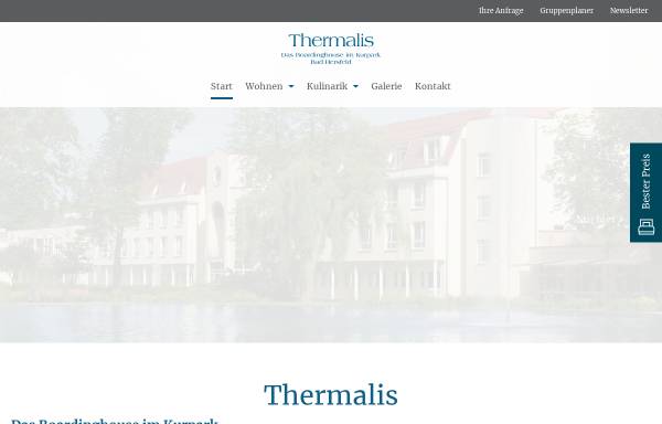 Vorschau von www.hotelthermalis.de, Hotel Thermalis