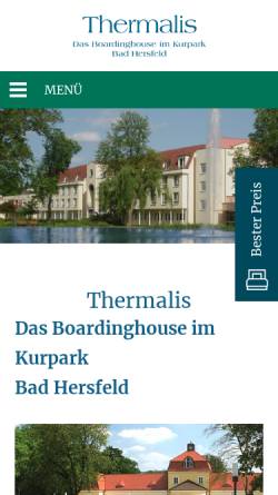 Vorschau der mobilen Webseite www.hotelthermalis.de, Hotel Thermalis