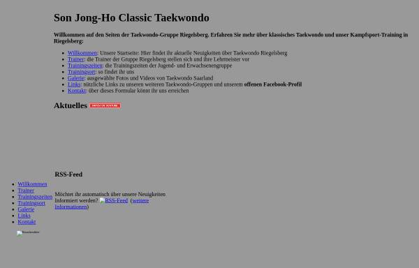 Vorschau von classic-tkd.saarland, Son Jong Ho Classic Taekwon-Do Riegelsberg Saar