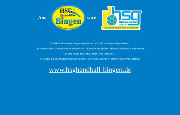 Vorschau von www.hsg-rhein-nahe.de, HSG Rhein-Nahe Bingen