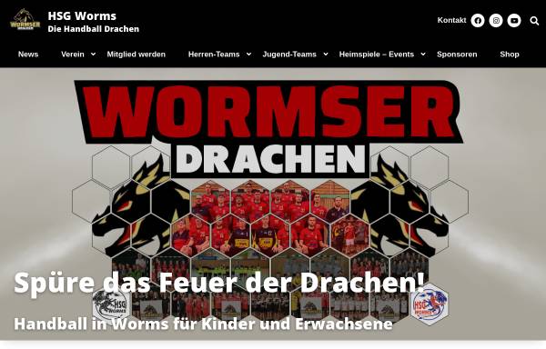 Vorschau von hsgworms-handball.de, HSG Worms Handball