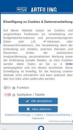 Vorschau der mobilen Webseite www.sg-bretzenheim.de, SG TSG / DJK Bretzenheim