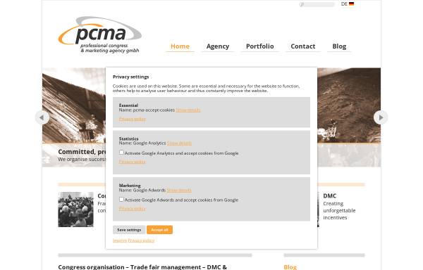 Vorschau von www.pcma.de, Pcma gmbh