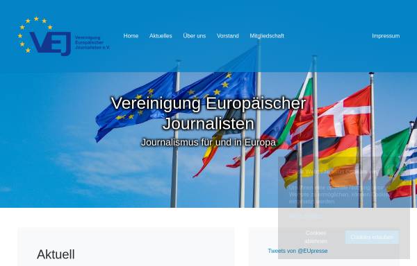 Vorschau von www.europa-journalisten.de, Vereinigung europäischer Journalisten e.V.