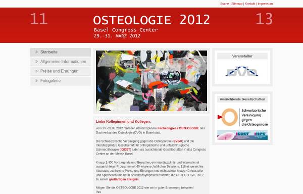 Osteologie Kongress 2012