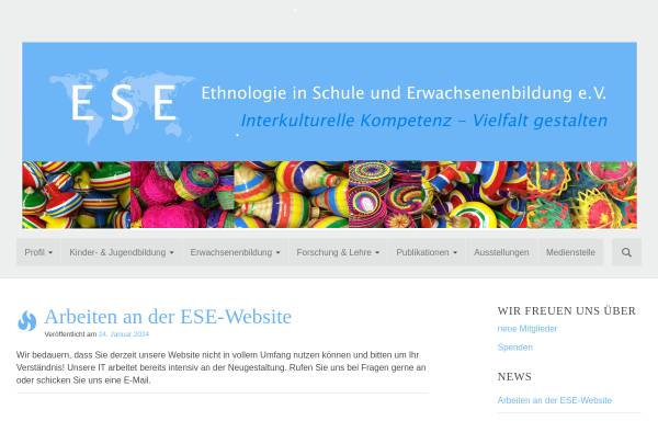 Ethnologie in Schule und Erwachsenenbildung (ESE) e.V.