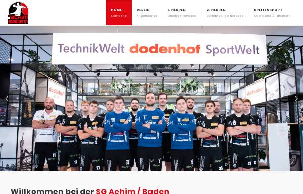 Vorschau von www.sg-achim-baden-handball.de, SG Achim / Baden Handball