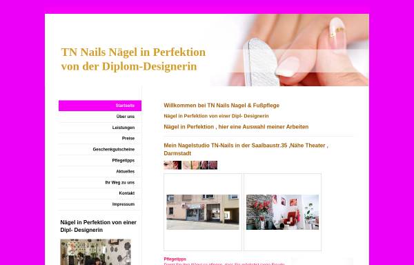 Vorschau von tn-nails-darmstadt.de, TN Nails Nagel und Fusspflege
