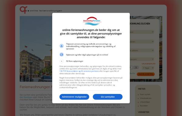 Vorschau von www.online-ferienhaeuser.de, Online Ferienhäuser