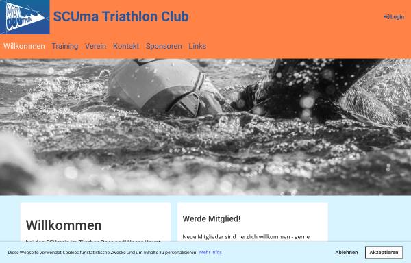 Vorschau von www.scuma.ch, Schwimm Club Uster Masters