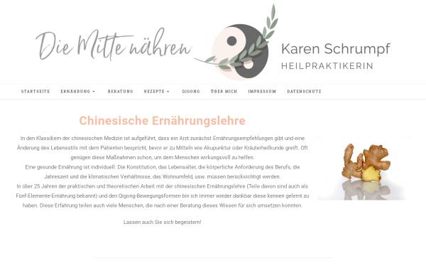 Lebenspflege nach Chinesischer Medizin Karen Schrumpf