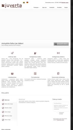 Vorschau der mobilen Webseite www.juverta.lt, Juverta - V. Alesiaus