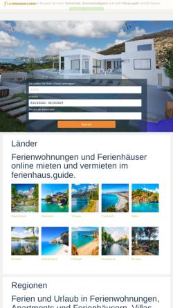 Vorschau der mobilen Webseite www.aaa3d.de, Holländische Ferienparks