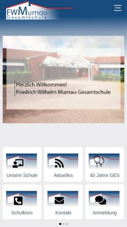 Vorschau der mobilen Webseite www.gesti.de, Gesamtschule Stieghorst