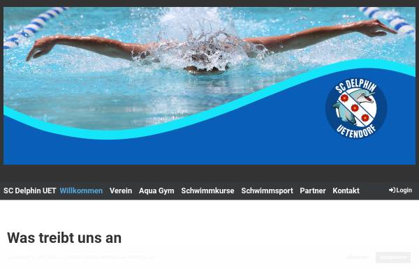 Vorschau von www.uet.ch, Schwimmclub Delphin Uetendorf
