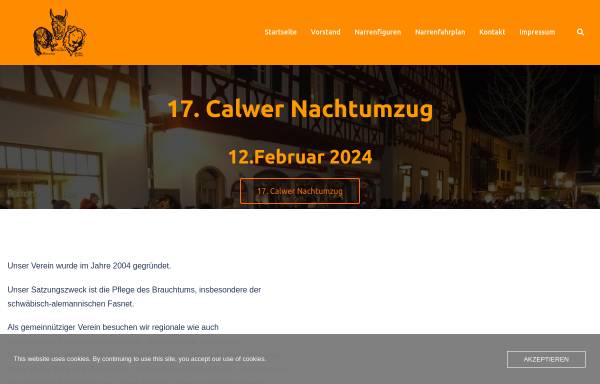 Vorschau von www.1-calwer-narrenzunft-04.de, 1.Calwer Narrenzunft 04