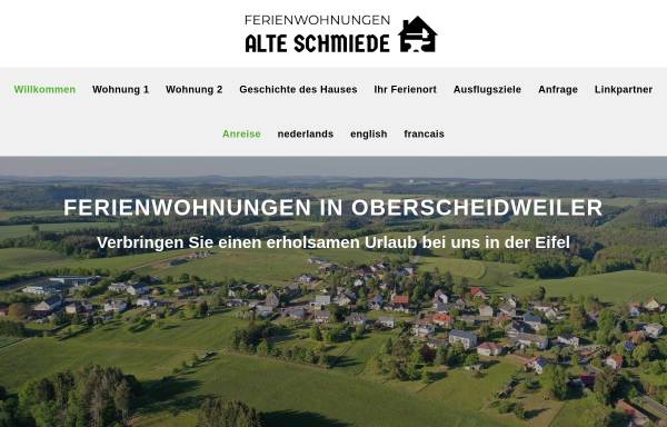 Vorschau von www.ferienwohnung-alteschmiede.de, Ferienwohnungen Alte Schmiede