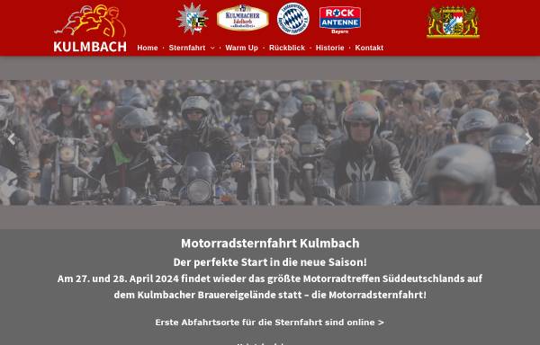 Vorschau von www.motorradsternfahrt.de, Motorradsternfahrt nach Kulmbach
