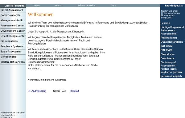Vorschau von www.klugpaul.de, Klug Paul + Partner Partnerschaftsgesellschaft