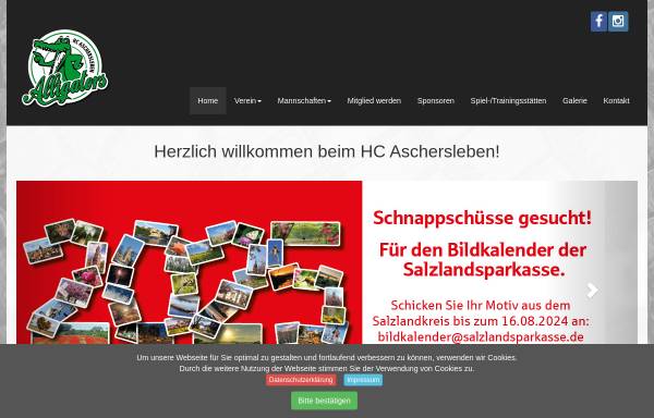 Vorschau von www.hc-aschersleben.de, HC Aschersleben „Alligators“