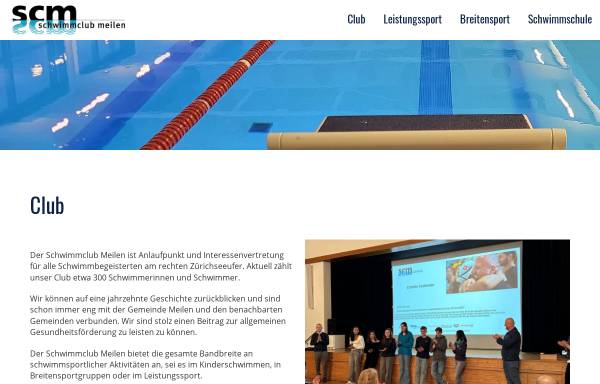 Vorschau von www.scmeilen.ch, Schwimmclub Meilen (SCM)