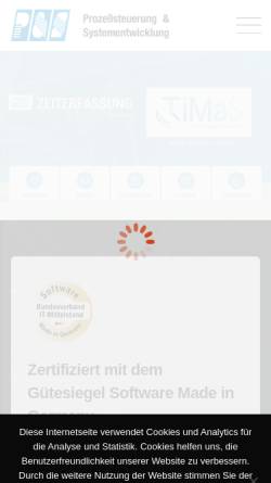Vorschau der mobilen Webseite pus-gmbh.eu, Prozeßsteuerung und Systementwicklung GmbH