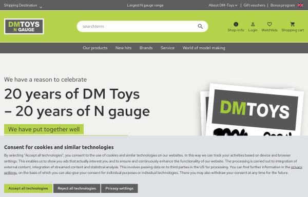 Vorschau von www.dm-toys.de, DM Toys, Daniel Mrugalski