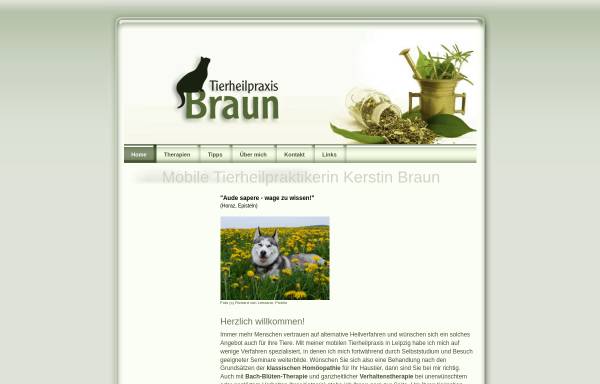 Vorschau von www.braun-tier.de, Kerstin Braun