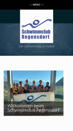 Vorschau der mobilen Webseite www.scraegi.ch, Schwimmclub Regensdorf
