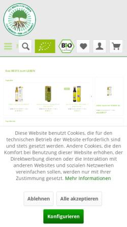 Vorschau der mobilen Webseite www.das-beste-zum-leben.de, Das Beste zum Leben, Kersten Grimm