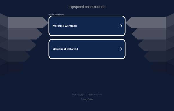 Vorschau von www.topspeed-motorrad.de, Topspeed Motorrad Handels GmbH