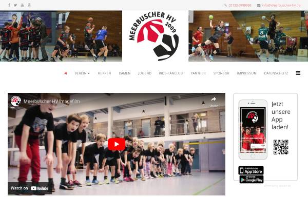 Vorschau von www.handball-in-meerbusch.de, Meerbuscher HV