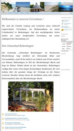 Vorschau der mobilen Webseite www.urlauberdorf-boltenhagen.de, Ferienhaus Urlauberdorf 23a