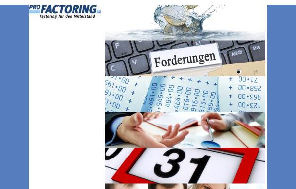 Vorschau von www.profactoring.de, Pro Factoring AG