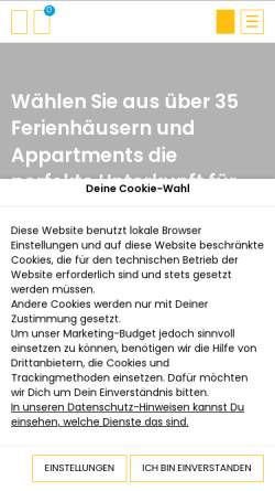 Vorschau der mobilen Webseite www.ok-vermietung.de, OK-Vermietung