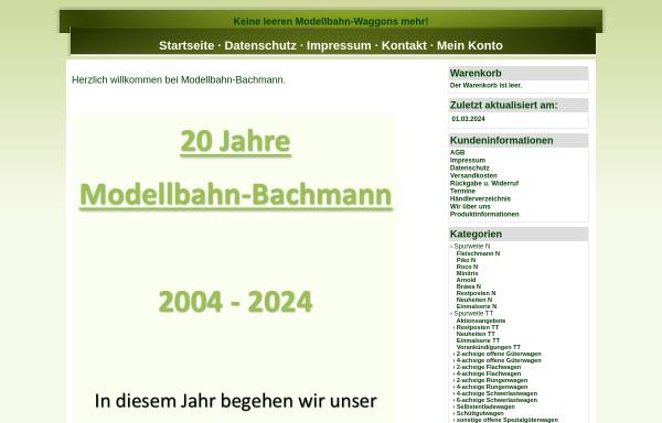 Vorschau von www.modellbahn-bachmann.de, Modellbahn-Bachmann