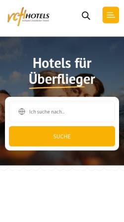 Vorschau der mobilen Webseite vch.ch, VCH Hotels