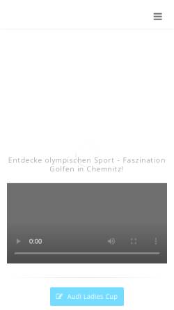 Vorschau der mobilen Webseite www.golfclub-chemnitz.de, Golfclub Chemnitz