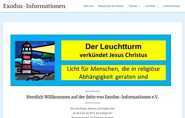 Vorschau von www.exodus-info.de, Exodus-Informationen e. V.