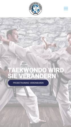Vorschau der mobilen Webseite www.taekwondo-ingolstadt.de, Taekwondo Black Belt Center Ingolstadt