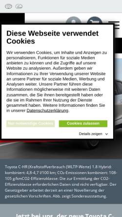 Vorschau der mobilen Webseite www.autolevy.de, Autohaus Yvel Düsseldorf GmbH & Co KG (Levy-Gruppe)