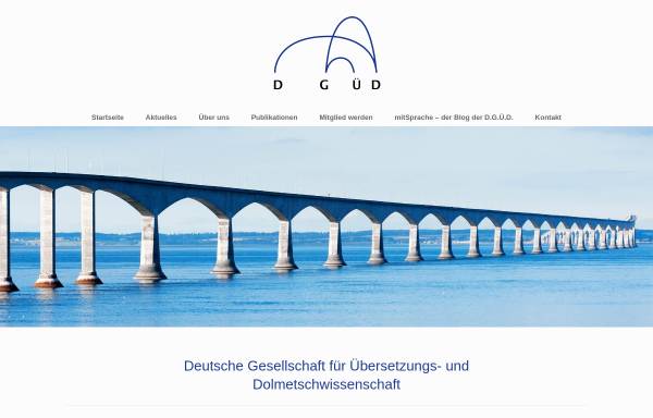 Vorschau von www.dgud.org, Deutsche Gesellschaft für Übersetzungs- und Dolmetschwissenschaft